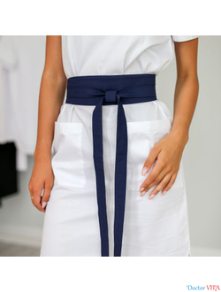 ПЛАТЬЕ DOCLIKE DL318 белое с поясом