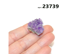 Аметист натуральный (друза) Бразилия арт.23739: 7,1г - 21*21*15мм