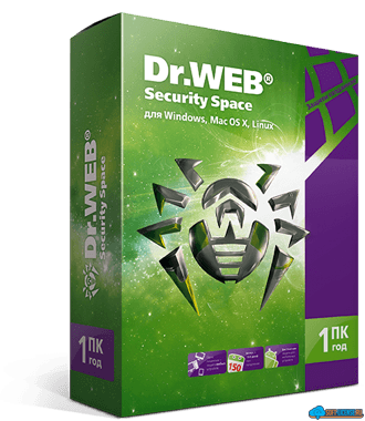 Dr.Web Security Space продление для 2 ПК на 1 год ( LHW-BK-12M-2-B3 )