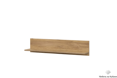 Милан полка навесная Дуб Золотой