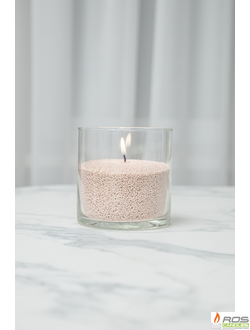 Насыпная свеча "Цилиндр 10 см", бежевая "Бежевый"