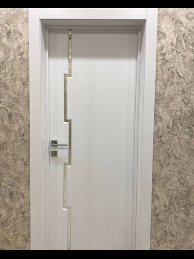 PRESTIGE. МОДЕЛЬ ТЕХНО 2, ВЕРТИКАЛЬНАЯ ГЕОМЕТРИЧЕСКАЯ ВСТАВКА из СТЕКЛА ТРИПЛЕКС или ЗЕРКАЛА.