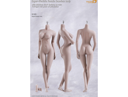 СУПЕР-ПОДВИЖНОЕ БЕСШОВНОЕ ЖЕНСКОЕ ТЕЛО (ТЕЛОИД) 1/6 S10D Super Flexible Seamless Female Body Figure - PHICEN (TBLeague)
