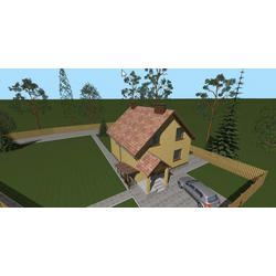 Двухэтажный дом с четырьмя спальнями 153м² (S41)