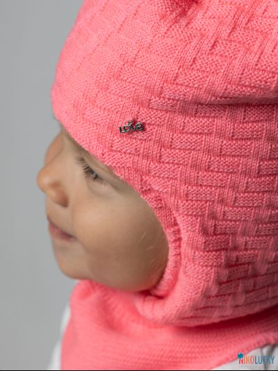 Шапка-шлем 24201-05 х/б подклад, розовый 52-54
