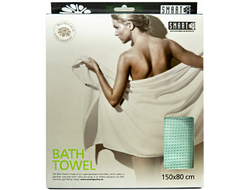 SMART Полотенце банное вафельное. Размер 80х150 см. Цвет: Белый, Бирюзовый, Серый. Арт. 5779