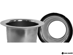 Фланец в мойку, хром