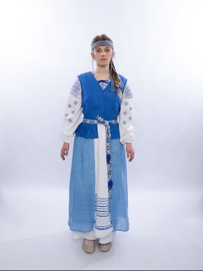 Платье-рубашка "Купальские Узоры"