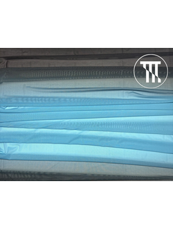 лоскут Сетка-стрейч градиент, цв. Глубокий океан + Черный 110см