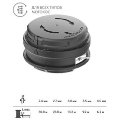 Триммерная головка VILLARTEC S-Cut 109