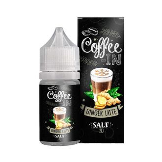 COFFEE IN SALT (STRONG) 30ml - GINGER LATTE (ИМБИРНЫЙ ЛАТТЕ)
