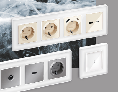 Рамки Белое стекло органическое, коллекция ARCTIC_3