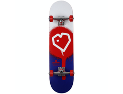 Купить скейтборд Blueprint Spray Heart (красный) в Иркутске