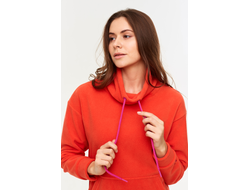 Спортивная толстовка женская 511TJ-1298 коралловый.