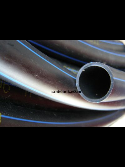 Труба ПНД для воды 20х2,0 25х2,0 32*2,0 полиэтиленовая пищевая с метками