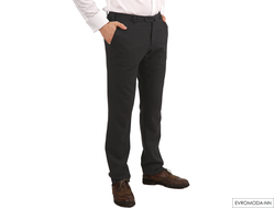 Мужские классические шерстяные брюки темно-серые, Германия, немецкие