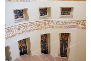 Пленка-витраж на окна для дома в Москве