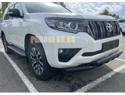 Защита переднего бампера (G) с покрытием «раптор» d76 для Toyota Land Cruiser Prado 150 (2017-)