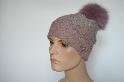 shapka-s-pomponom-i-sharf-vizio-italiya-5117-rozoviy-komplekt