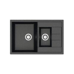 Мойка мат. 210Q04 (черн.) Zett lab.