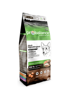 Корм Probalance Hypoallergenic для собак с аллергией, курица 15 кг