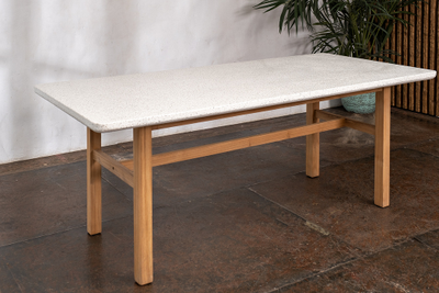 Стол обеденный из тика Talara 200 см