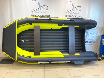 Моторная лодка Таймень NX 3800 НДНД PRO MAX фальшборт желтый/черный