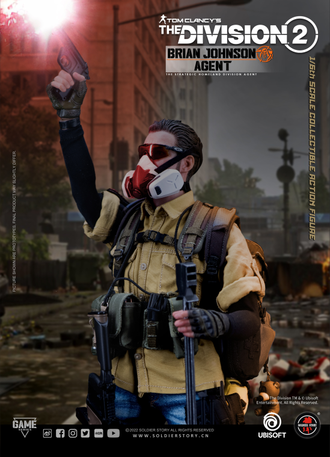 ПРЕДЗАКАЗ - Агент Брайан Джонсон, The Division 2 (делюкс версия) - Коллекционная ФИГУРКА 1/6 Ubisoft The Division 2 Agent “Brian Johnson Deluxe Version (SSG-005) - SOLDIER STORY ?ЦЕНА: 21900 РУБ.?