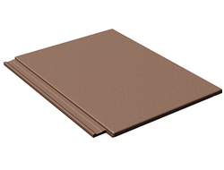 Цементно-песчаная черепица BRAAS Эво Коричневый
