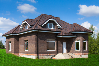 Цементно-песчаная черепица, Kriastak, Antik коричневый (осенний лист)