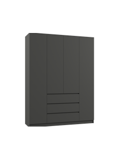 Мадера шкаф 4-х ств Графит