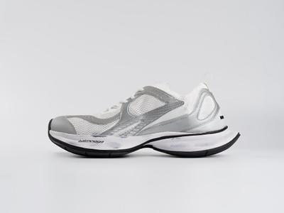 Balenciaga Circuit Sneakers White Silver