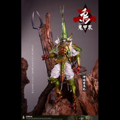Самурай-кузнечик, зеленый - КОЛЛЕКЦИОННАЯ ФИГУРКА 1/12 Soldier - Gweitong series 2 (CT00A) - CROW TOYS
