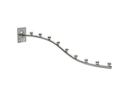 Q003 Крючок к стене на 9 шариков хром