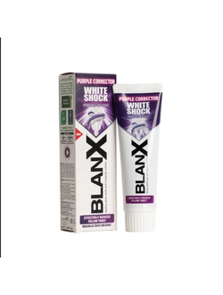 Зубная паста Blanx White Shock Purple Corrector, 75 мл