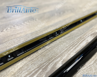 Молдинги Lexus LX 2016+ узкие черные