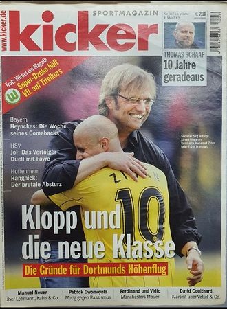 Kicker Magazine 4 May 2009 Иностранные журналы о футболе, Спортивные иностранные журналы, Intpress