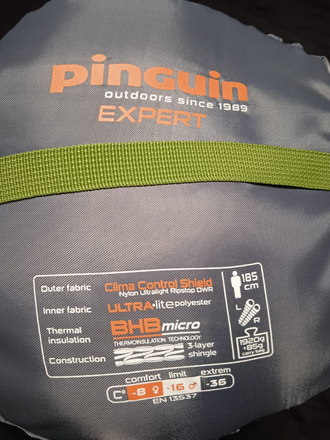 Спальный мешок PINGUIN Expert 185