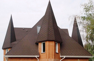 Гибкая черепица шинглас shinglas кадриль гранат