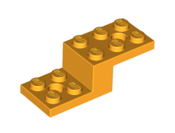 Bracket 5 x 2 x 1 1/3 with 2 Holes, Bright Light Orange (11215 / 6233490)