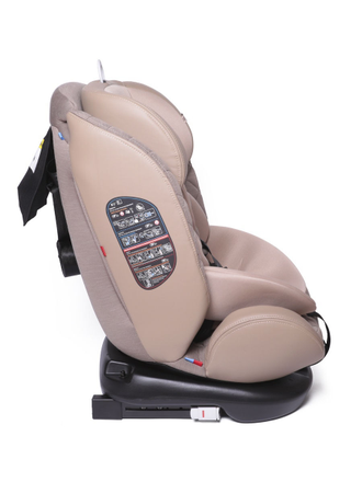 Автокресло Baby Care Shelter 0-36кг, IsoFix, поворотная база 360, Eco Beige / Sand Brown