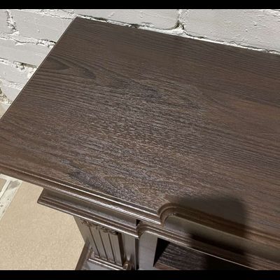 Линейный электрокамин Лидс AO с очагом Vision 42 LOG LED