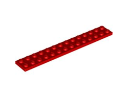 Plate 2 x 14, Red (91988 / 6308885)
