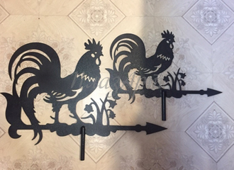 флюгер на крышу Петушок