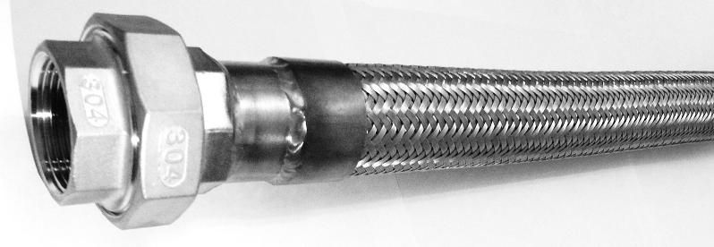 РВД Рукав высокого давления металлорукав из нержавейки 304 разъемное соединение американка (сгон) из