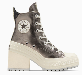 Converse Chuck 70 De Luxe Heel Metallic Gunmetal