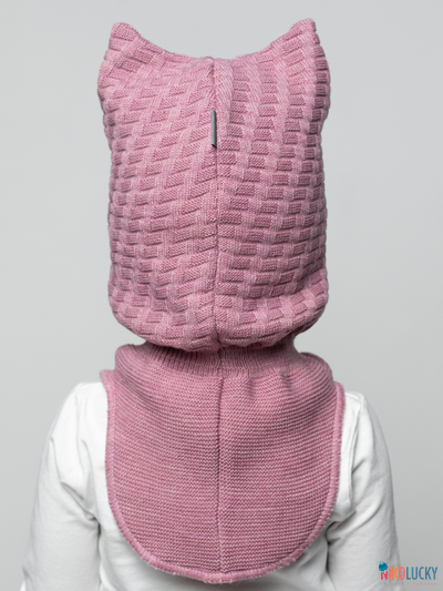 Шапка-шлем 24201-05 х/б подклад, бледно-розовый 52-54