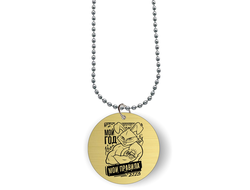 Кулон с гравировкой год Кролика №2