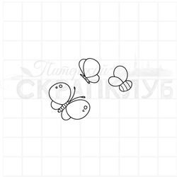 Штамп с  кружкой с сердцем