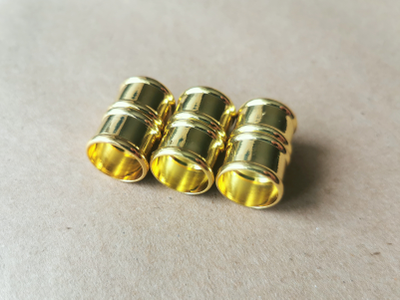 Магнитная застежка "Бамбук"  - 12мм - ЗОЛОТО